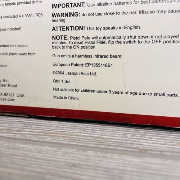 Jasman 2004 retro Wild West pistol Pete quick draw game cowboy game - Picture 5 of 6